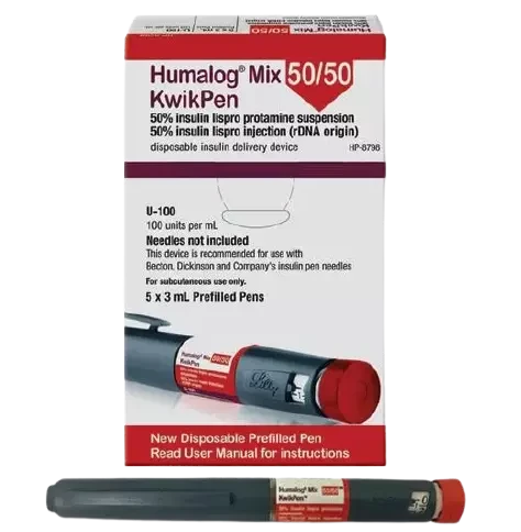 Pack Image: Humalog Mix 50% 50% Injection (3 ml KwikPen)