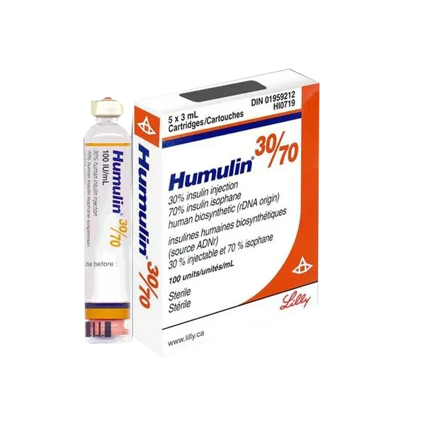 Pack Image: Humulin 30% 70% Injection (3 ml cartridge)