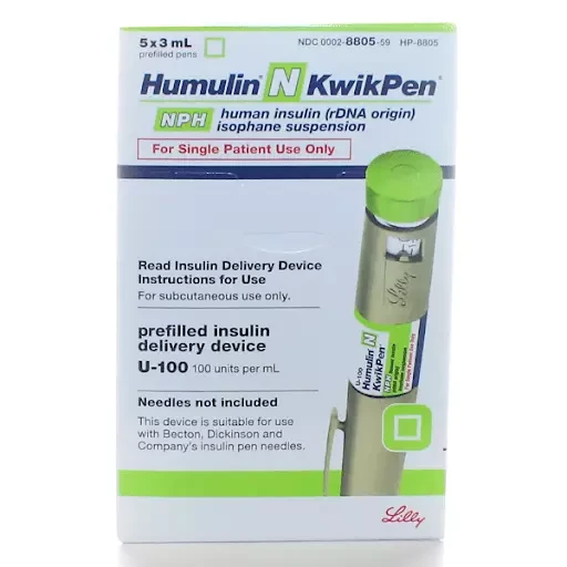 Pack Image: Humulin N 100 IU Injection (3 ml KwikPen)