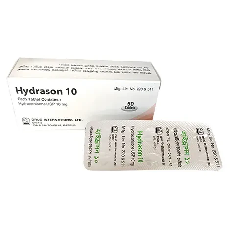 Pack Image: Hydrason 10 mg Tablet (5 x 10)
