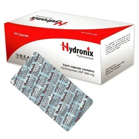 Pack Image: Hydronix 500 mg Capsule (7 x 4)