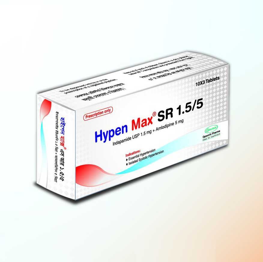 Pack Image: Hypen Max SR 1.5 mg Tablet (3 x 10)