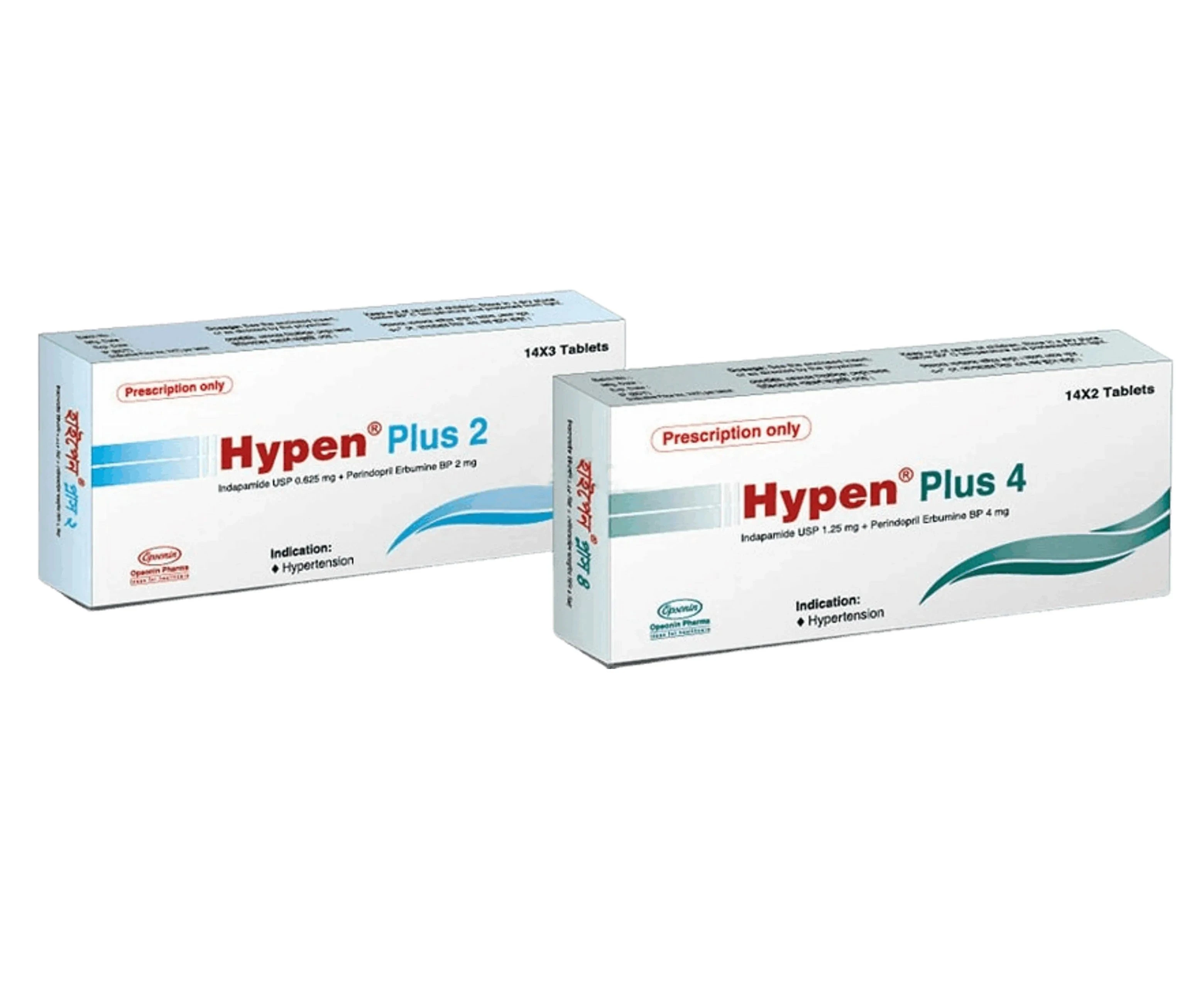 Pack Image: Hypen Plus 2 mg Tablet (3 x 14)