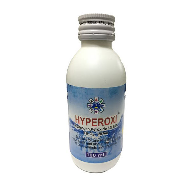 Pack Image: Hyperoxi 6% w Solution (100 ml bottle)