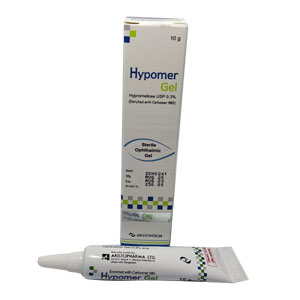 Pack Image: Hypomer 0.3% 0.22% Eye Gel (10 gm tube)
