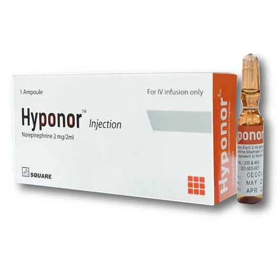 Pack Image: Hyponor 2 mg Injection (2 ml ampoule)