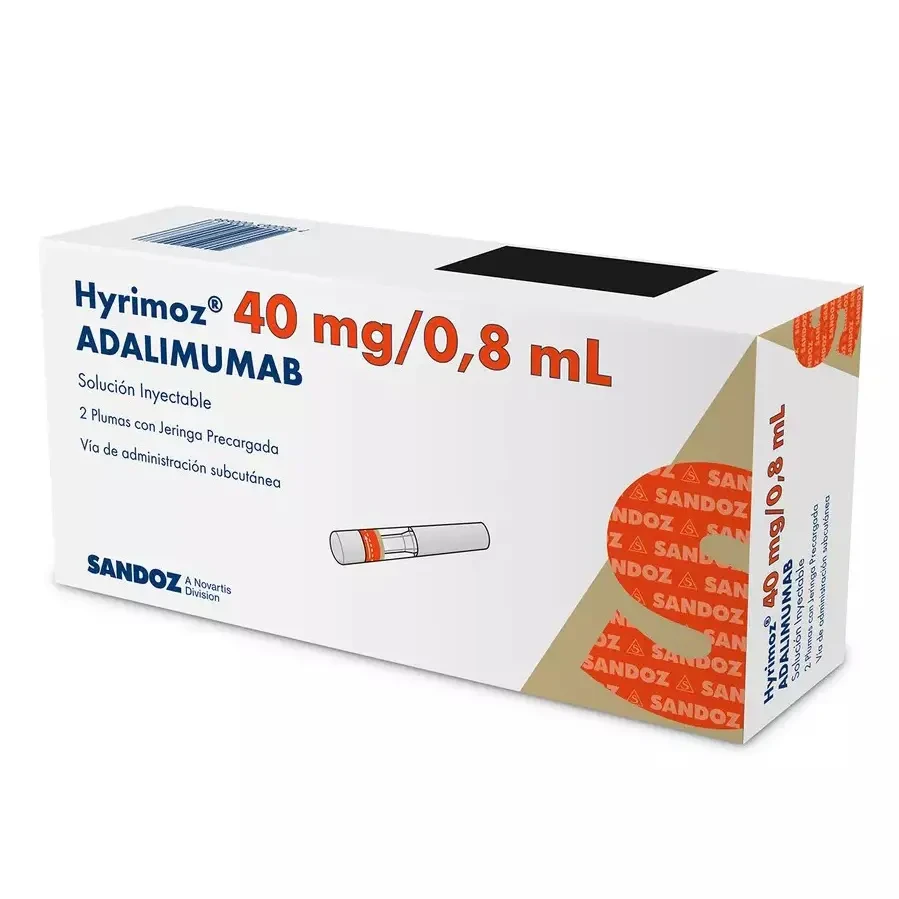 Pack Image: Hyrimoz 40 mg Injection (0.8 ml pre-filled syringe)
