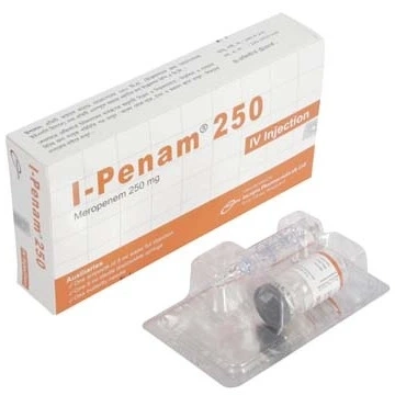 Pack Image: I-Penam 250 mg Injection (250 mg vial)