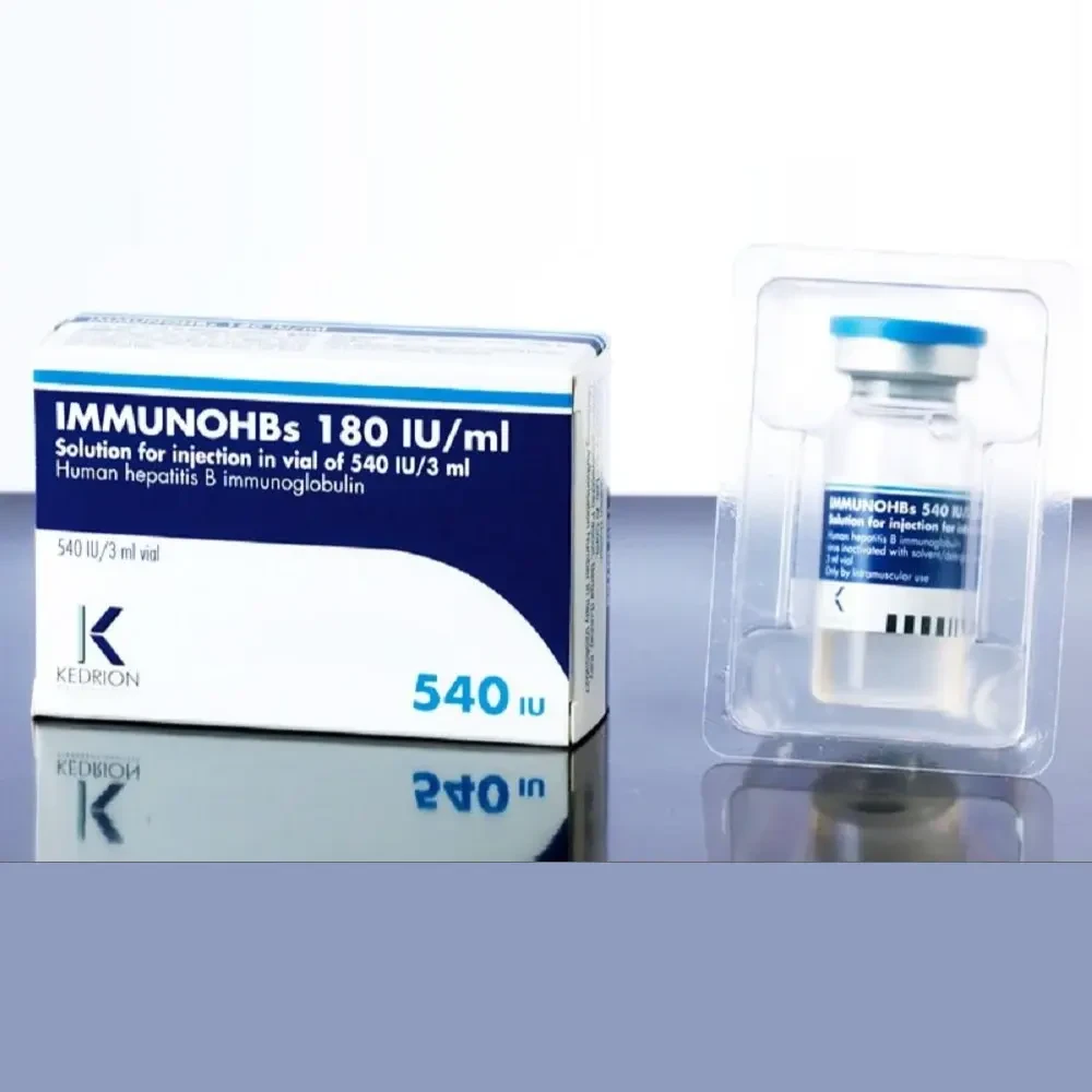 Pack Image: IMMUNOHBs 180 IU Injection (180 IU vial)