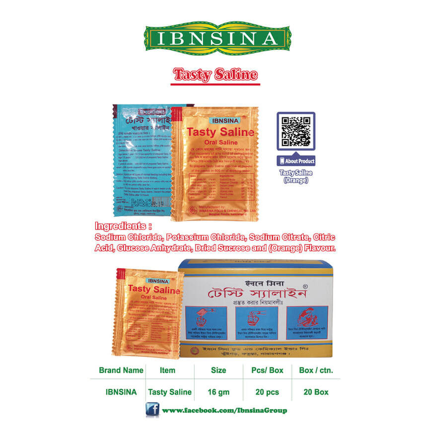 Pack Image: Ibnsina Tasty Saline Powder (Each sachet)