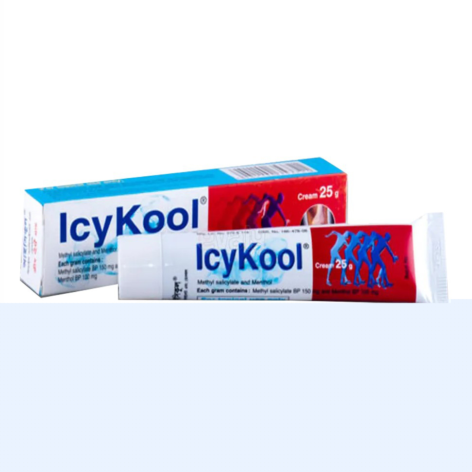 Pack Image: Icykool 15% 10% Cream (25 gm tube)