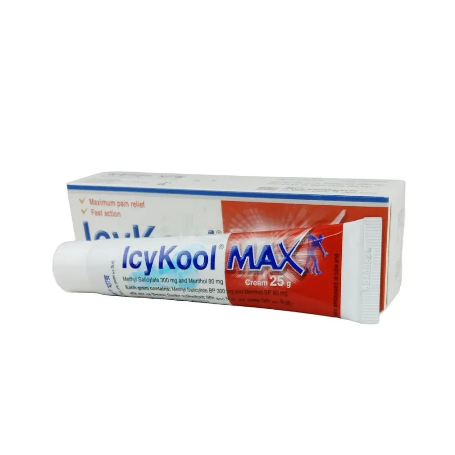 Pack Image: Icykool Max 30% 8% Cream (25 gm tube)