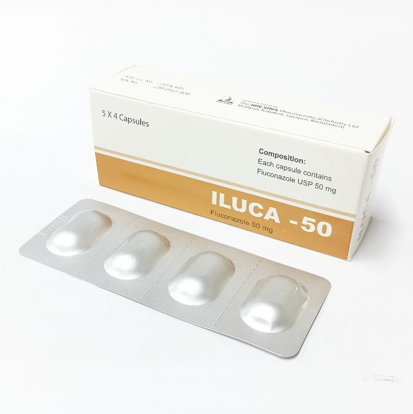 Pack Image: Iluca 50 mg Capsule (5 x 4)