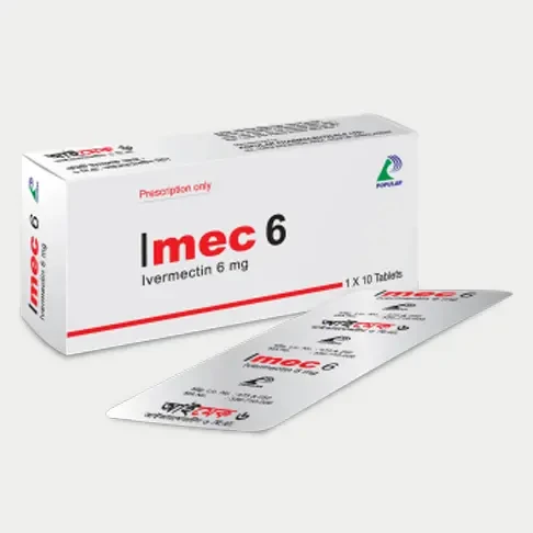 Pack Image: Imec 6 mg Tablet (1 x 10)