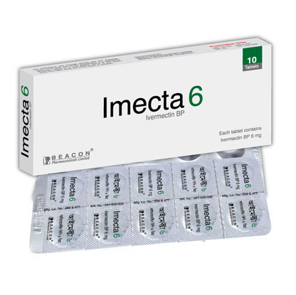 Pack Image: Imecta 6 mg Tablet (1 x 10)