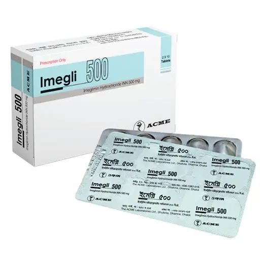 Pack Image: Imegli 500 mg Tablet (2 x 10)