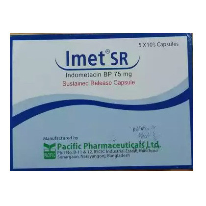 Pack Image: Imet SR 75 mg Capsule (5 x 10)