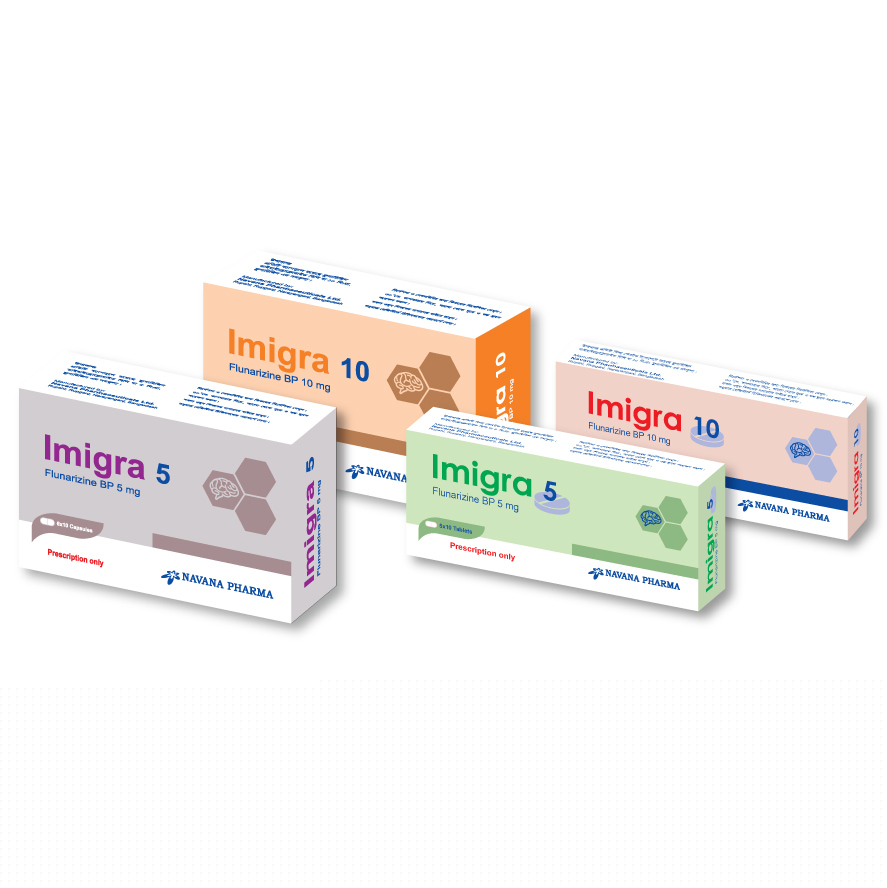 Pack Image: Imigra 10 mg Capsule (5 x 10)