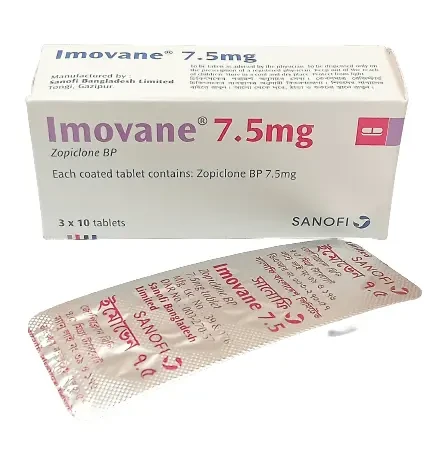 Pack Image: Imovane 7.5 mg Tablet (3 x 10)