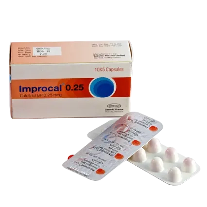 Pack Image: Improcal 0.25 mcg Capsule (5 x 10)