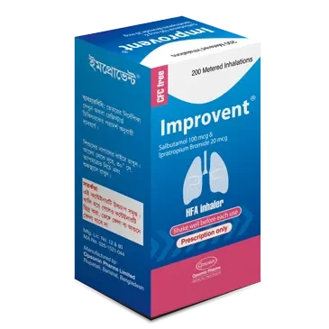 Pack Image: Improvent (100 mcg Inhaler (200 metered dose)