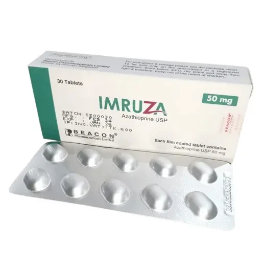 Pack Image: Imruza 50 mg Tablet (3 x 10)