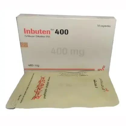 Pack Image: Inbuten 400 mg Capsule (2 x 5)