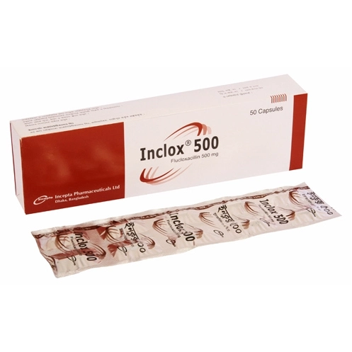 Pack Image: Inclox 500 mg Capsule (5 x 10)