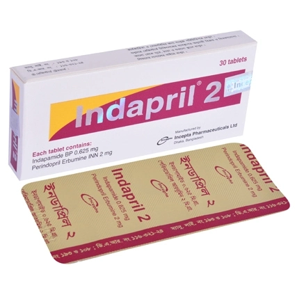 Pack Image: Indapril 2 mg Tablet (3 x 10)