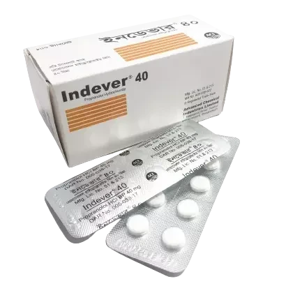 Pack Image: Indever 40 mg Tablet (10 x 10)