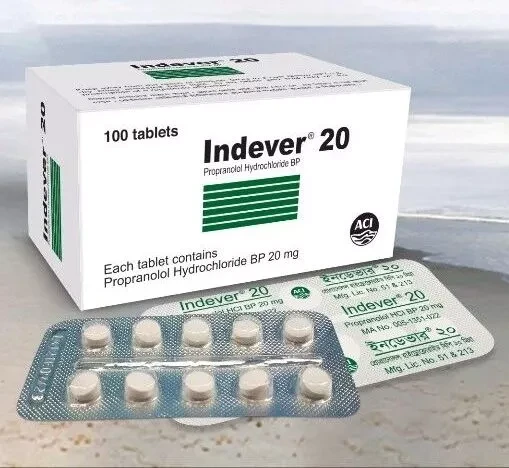 Pack Image: Indever 20 mg Tablet (10 x 10)