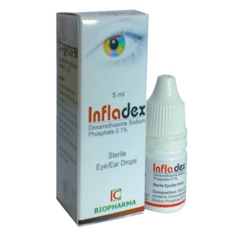 Pack Image: Infladex 0.1% Eye Drop (5 ml drop)