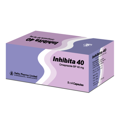 Pack Image: Inhibita 40 mg Capsule (5 x 4)