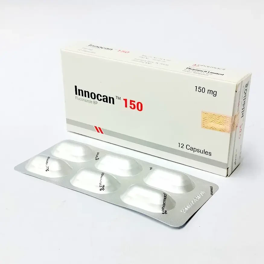 Pack Image: Innocan 150 mg Capsule (2 x 6)