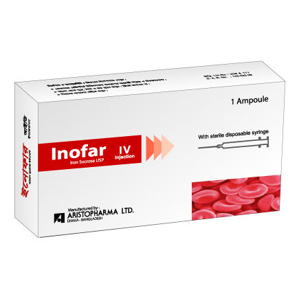 Pack Image: Inofar 100 mg Injection (5 ml ampoule)