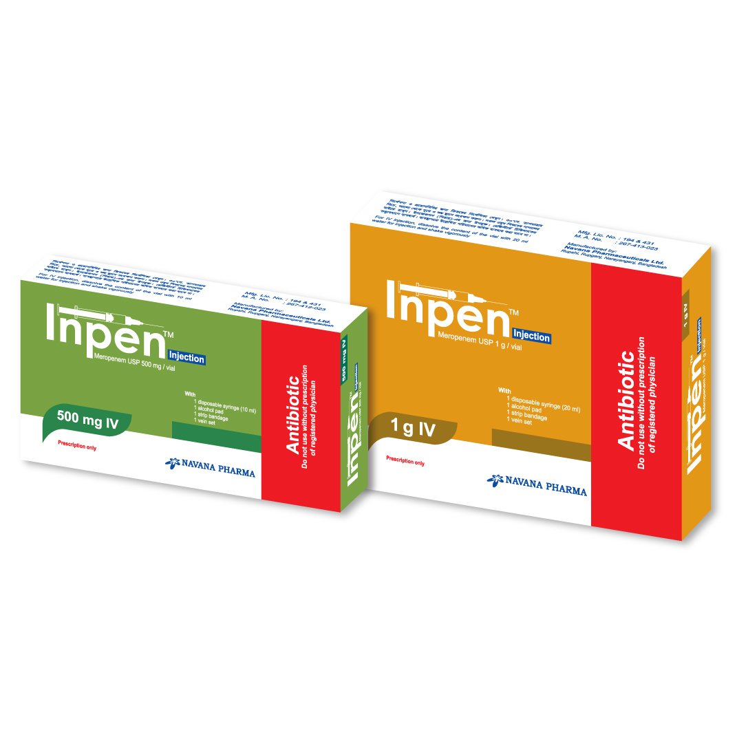Pack Image: Inpen 1 gm Injection (1 gm vial)