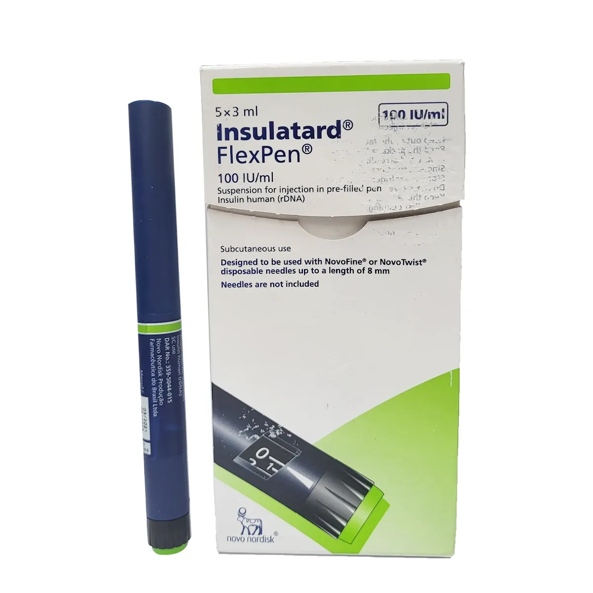Pack Image: Insulatard Flexpen 100 IU Injection (3 ml flexpen)