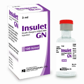 Pack Image: Insulet GN 100 IU Injection (3 ml vial)
