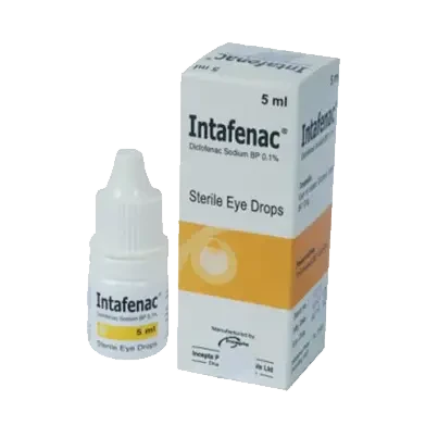 Pack Image: Intafenac 0.1% Eye Drop (5 ml drop)