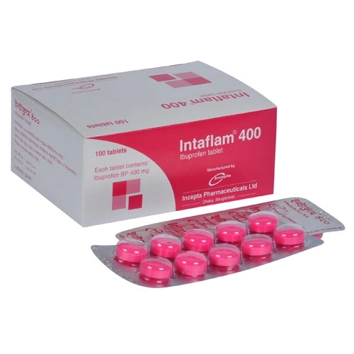 Pack Image: Intaflam 400 mg Tablet (10 x 10)