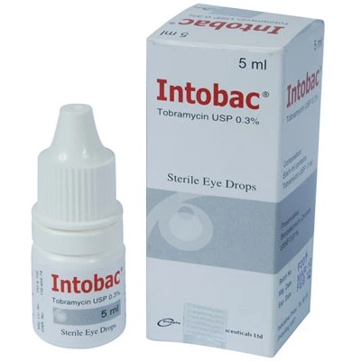 Pack Image: Intobac 0.3% Eye Drop (5 ml drop)