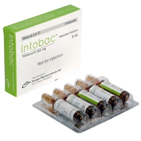 Pack Image: Intobac 300 mg Respirator Solution (5 ml ampoule)