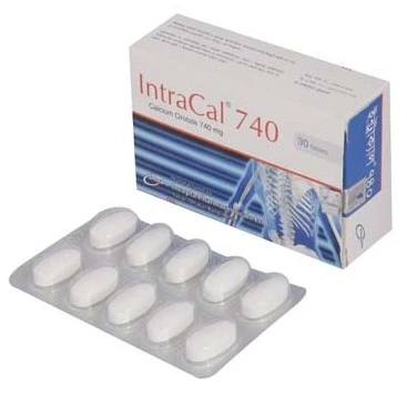 Pack Image: IntraCal 740 mg Tablet (3 x 10)