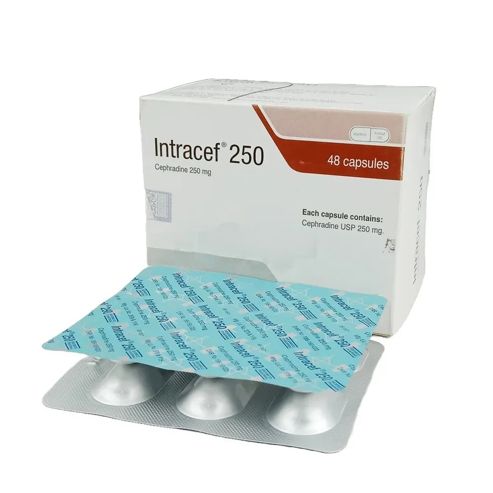 Pack Image: Intracef 250 mg Capsule (8 x 6)