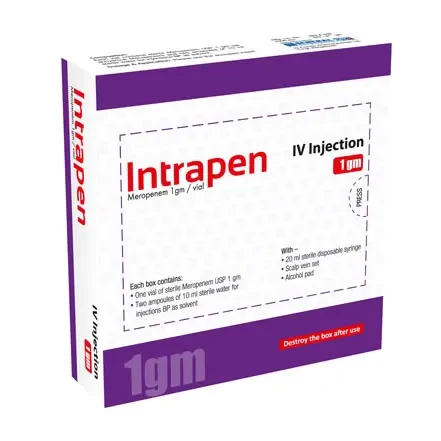 Pack Image: Intrapen 1 gm Injection (1 gm vial)
