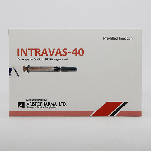 Pack Image: Intravas 4000 Anti-Xa Injection (0.4 ml pre-filled syringe)