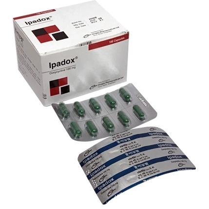 Pack Image: Ipadox 100 mg Capsule (10 x 10)