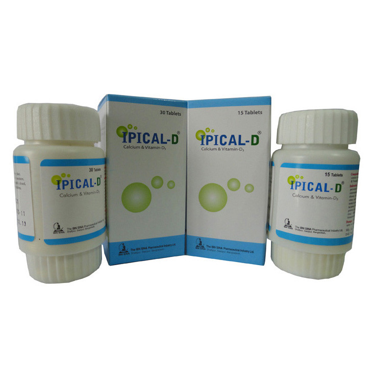 Pack Image: Ipical-D 500 mg Tablet (1 x 30)
