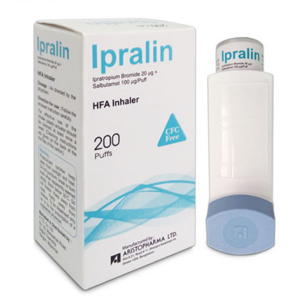 Pack Image: Ipralin (100 mcg Inhaler (200 metered doses)