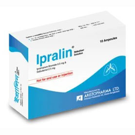 Pack Image: Ipralin (2.5 mg Respirator Solution (3 ml ampoule)